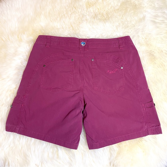 Kuhl Free Range Shorts 6 1/2" in Burgundy - Picture 4 of 12